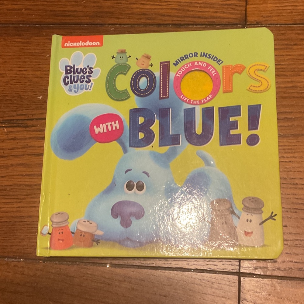 New blues clues   Color with blue book